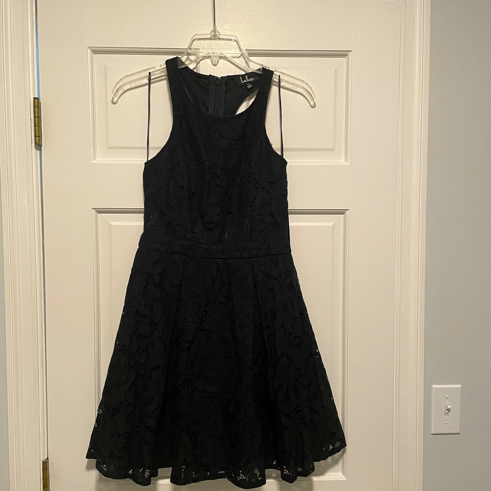 Lulu’s Black Skater Dress